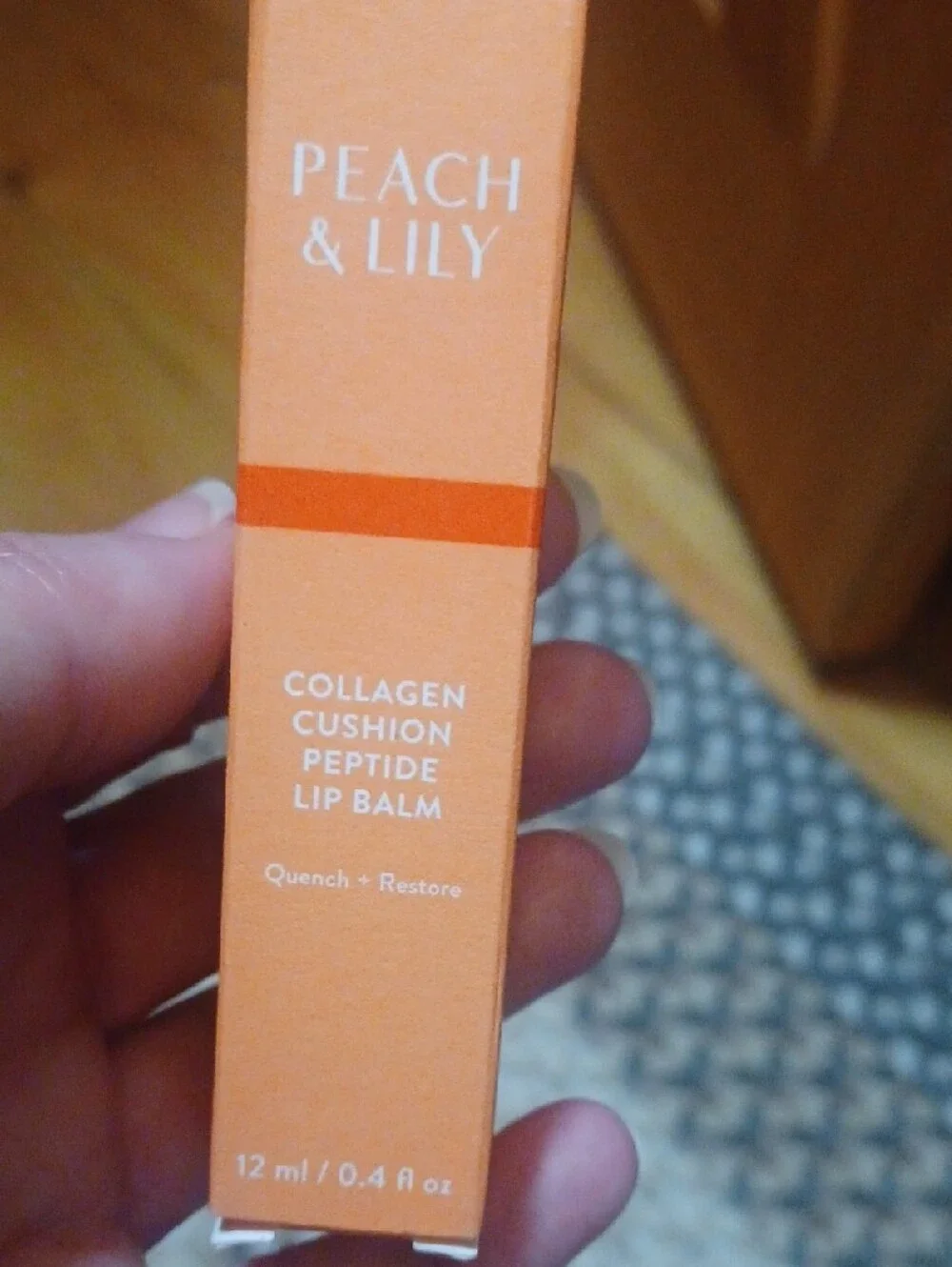 Peach & Lily Collagen Cushion Peptide Lip Balm — Sugar Plum